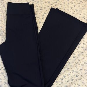 Garage navy blue flare leggings